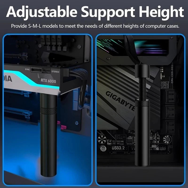 Graphics Card GPU Support Bracket Video Card Sag Holder Bracket GPU Holder Anti