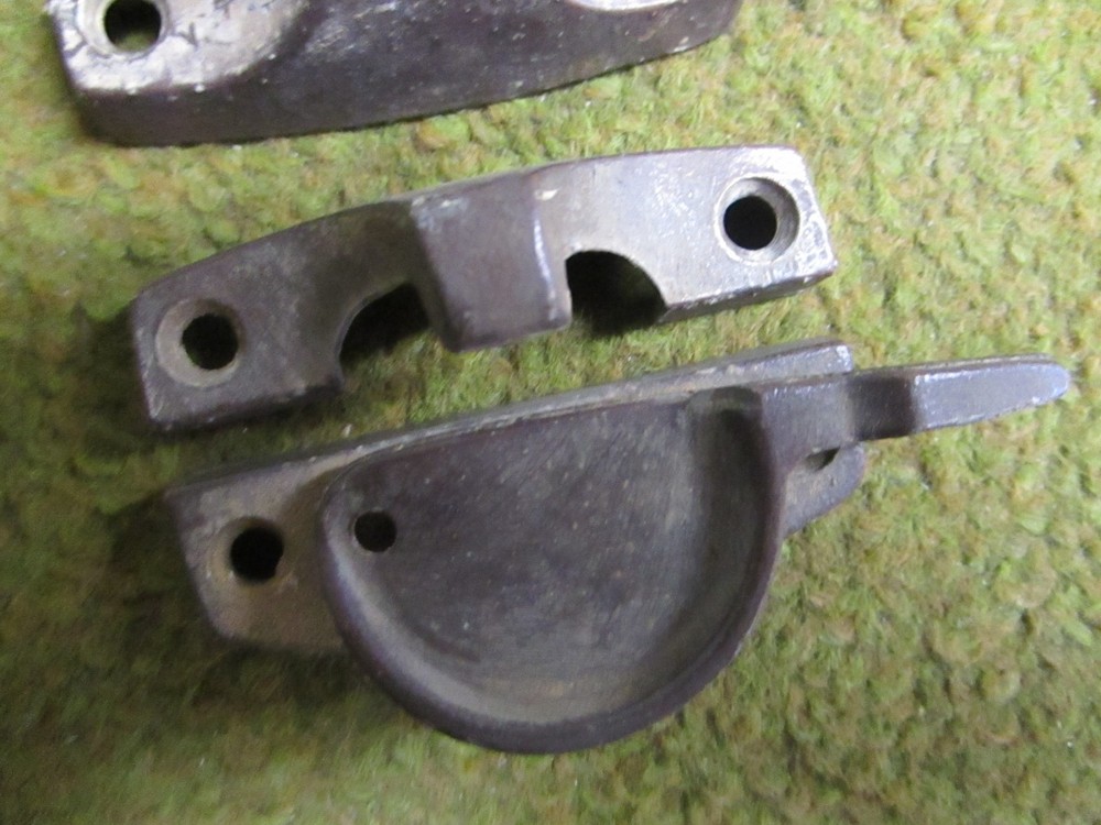 2 - Solid Brass Antique Window Sash Locks and Latches