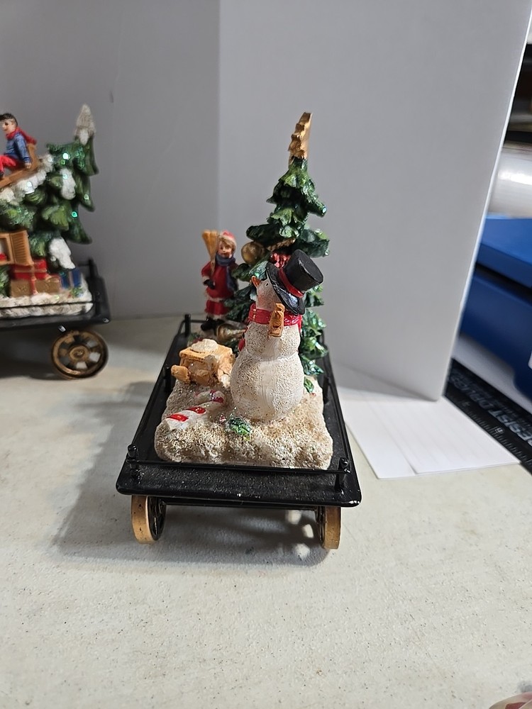 Transpac Holiday Train Set 3 Pc. Set