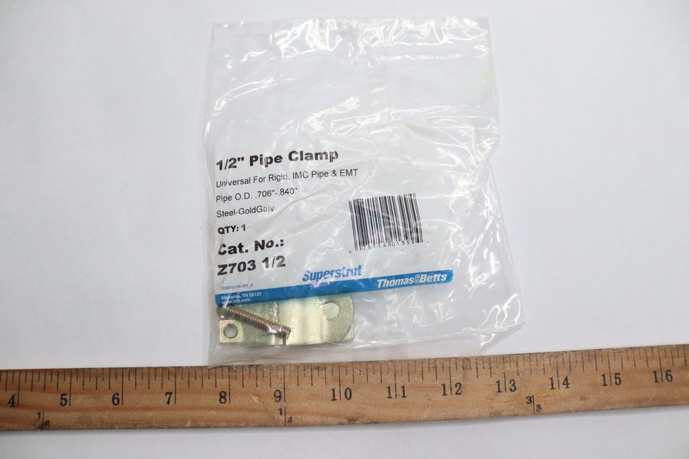 Thomas & Betts Universal Pipe Clamp 1/2" Z703