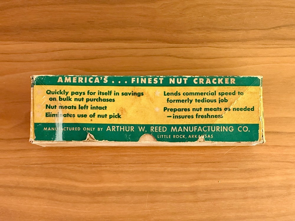Reed's Rocket Nut Cracker With Original Box 1960, Functioning, MCM Kitchen Tool