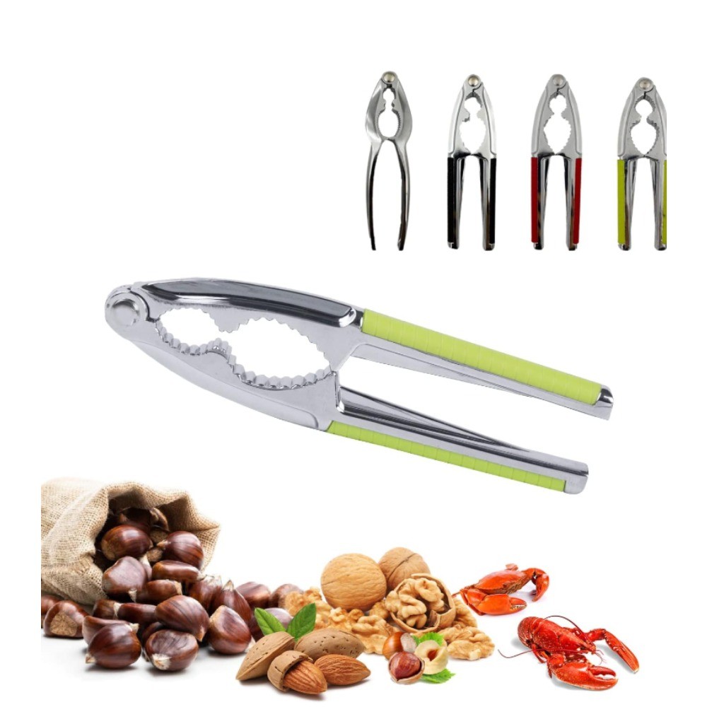 Nut Cracker, Heavy Duty Shell Cracker, Non-slip Handle, For All Nuts & Seafood