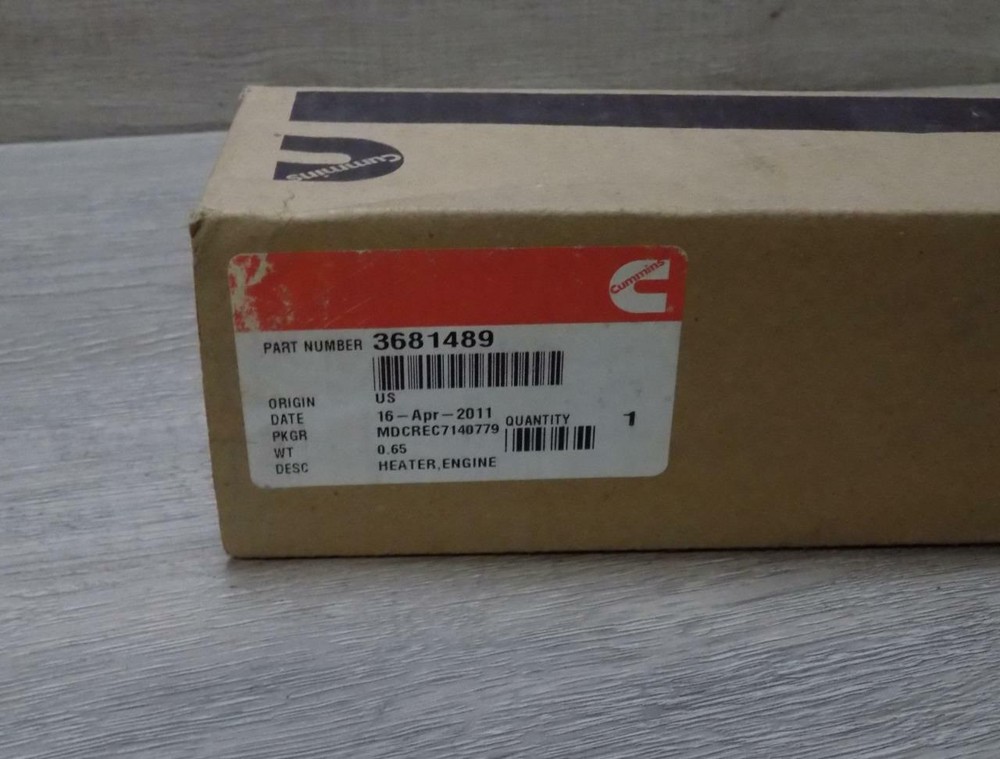 Cummins 3681489 OEM Engine Heater