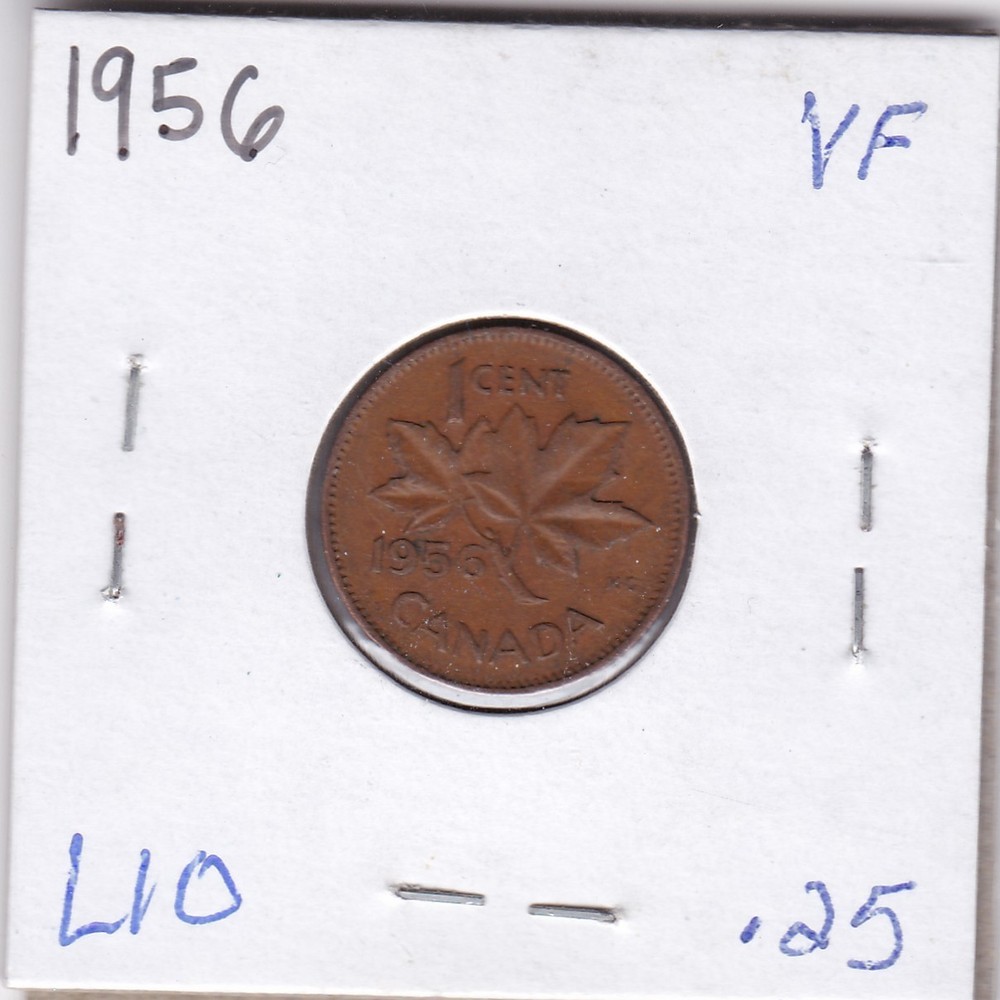 1956 Canada One Cent L10