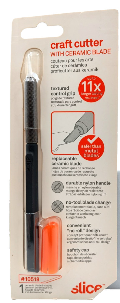 SLICE 10548 Precision Knife Ceramic Triangular Blade 3/4" Replaceable