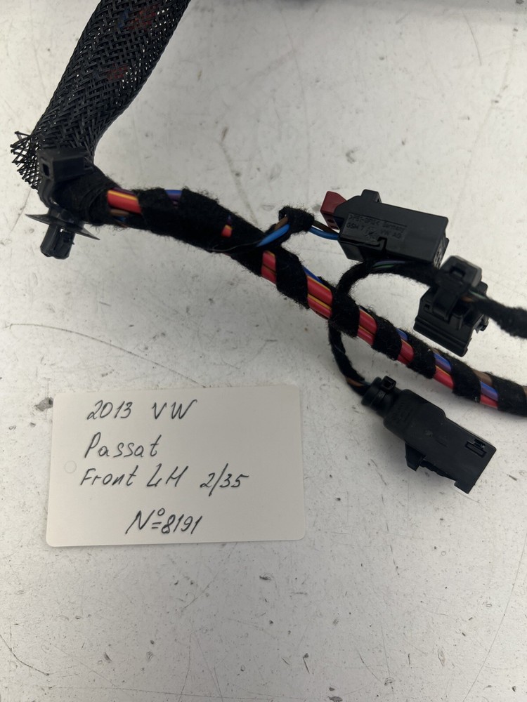 2012-2015 Volkswagen Passat Front Left Seat Wire Harness OEM.