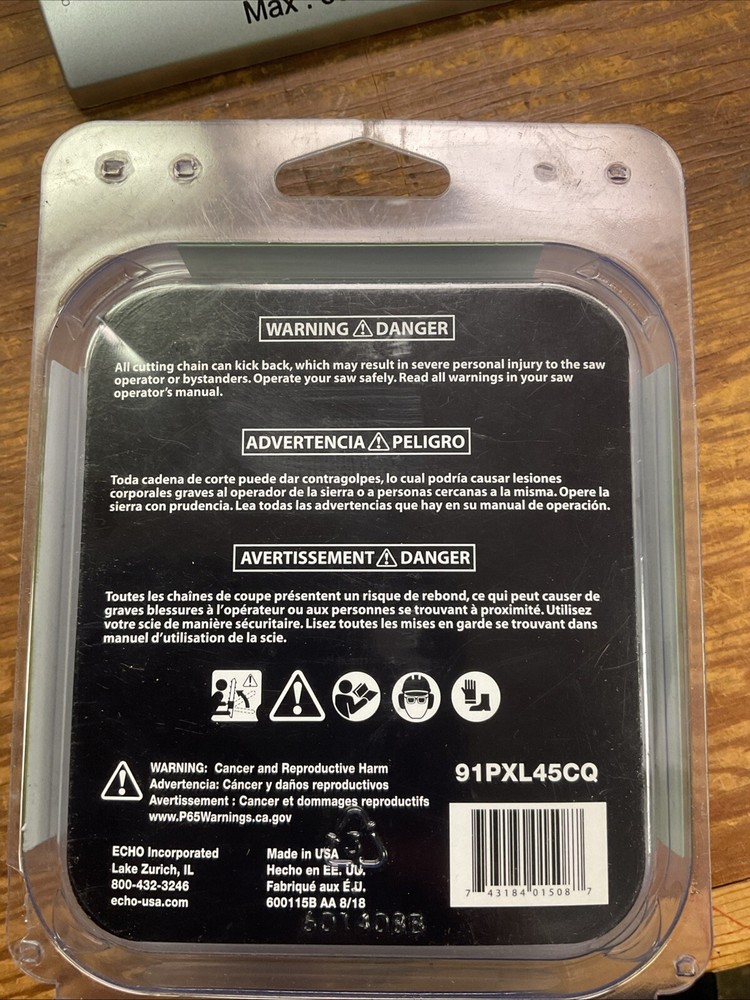 Echo Original Equipment SAW CHAIN 12" - 91PXL45CQ