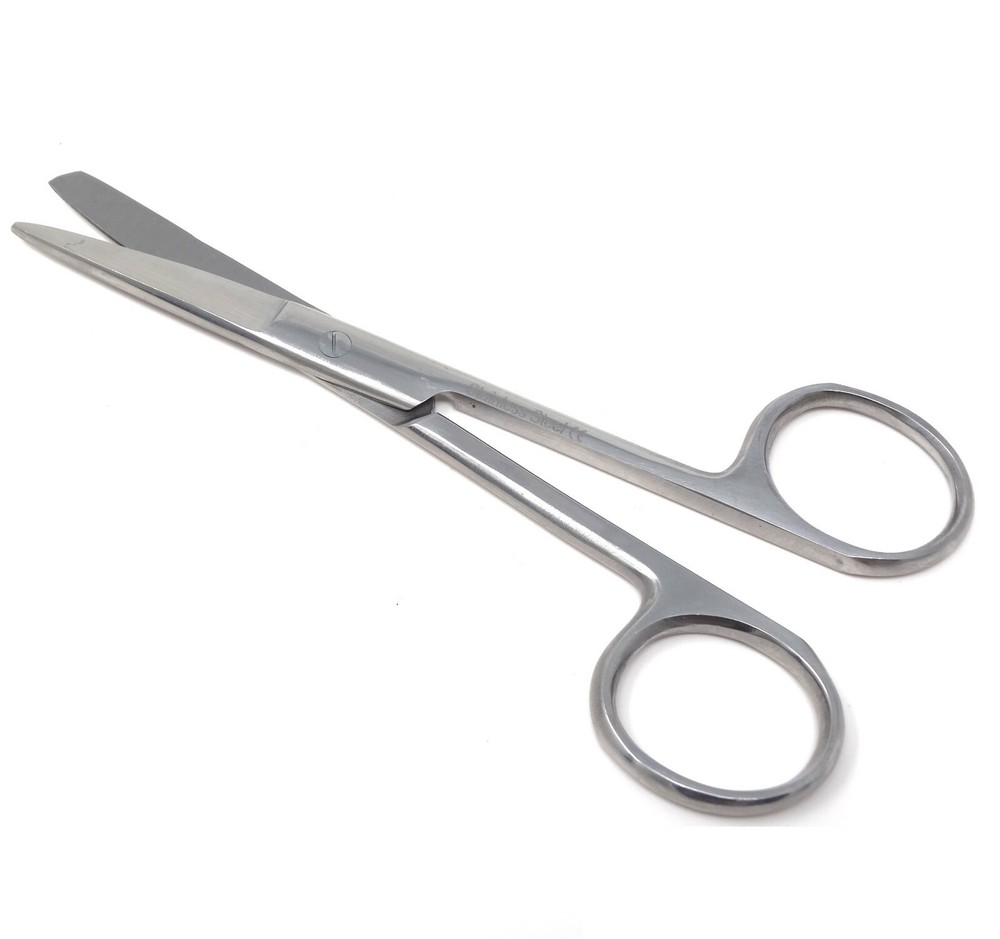 1 Operating Dissecting Dressing Scissors 5.5" Straight SHARP BLUNT Surgical