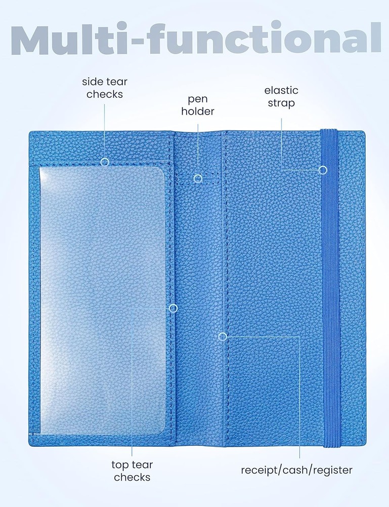 Checkbook Cover for Personal Checkbook, Checkbook Holder