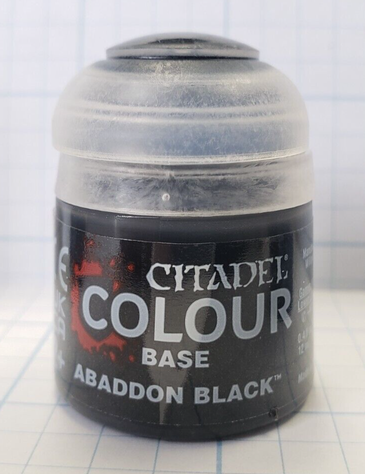 Warhammer Citadel BASE Abaddon Black 12ml