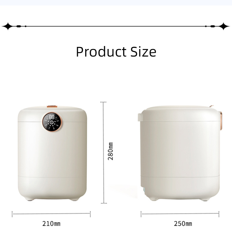 Fully Automatic Washing Machine with Dryer For Underwear Sock Integrated Machine