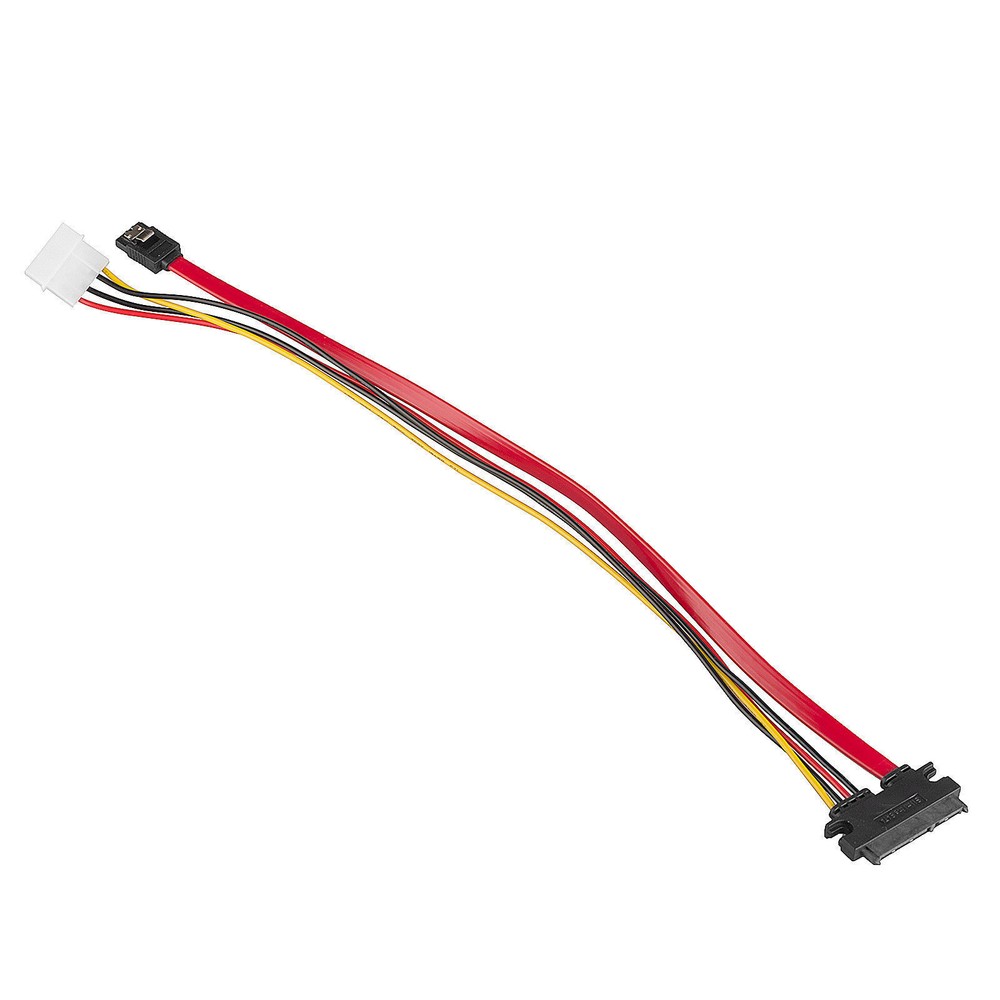 SATA Data Power Combo Cable Desktop HDD Hard Drive DVD Rom Internal Wire Adapter