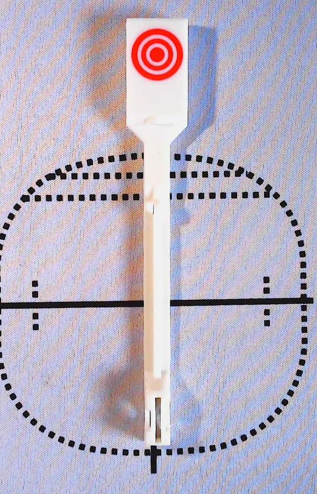 Bally Generic RED BULLSEYE DROP TARGET TOMBSTONE Style