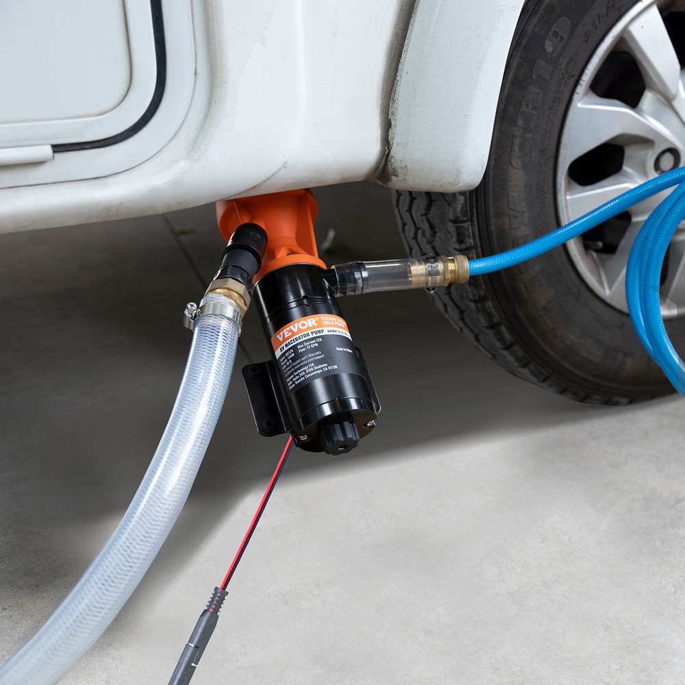 VEVOR 12V RV Portable Macerator Pump 12 GMP Quick Release RV Waste Sewage Pump