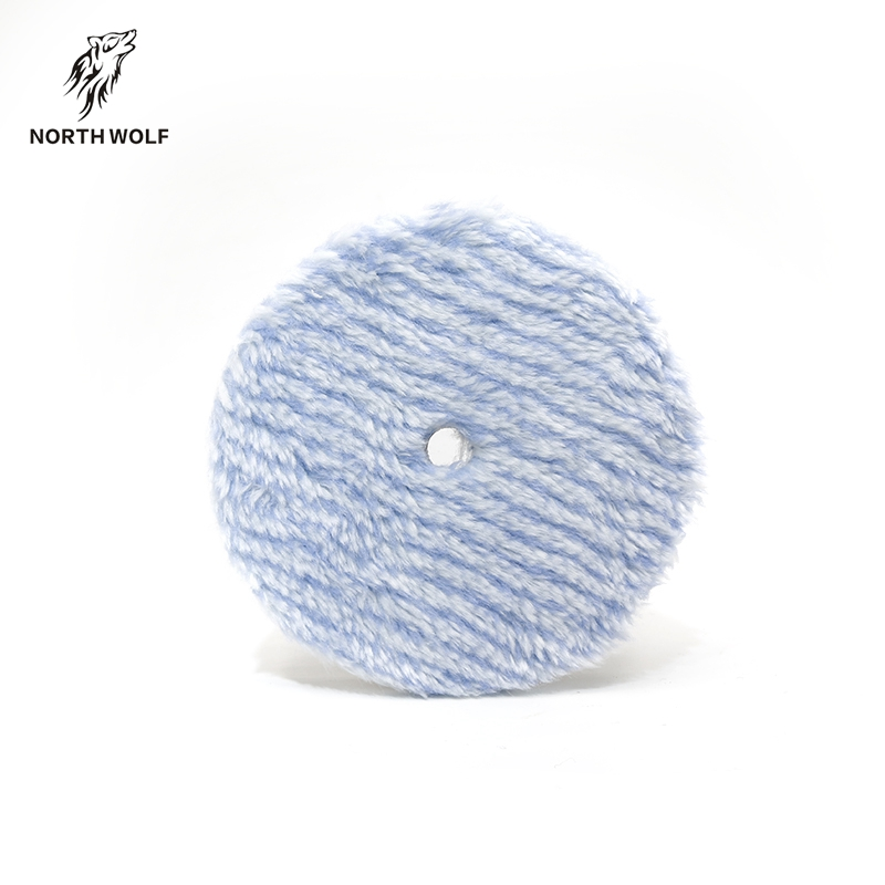 5"microfiber cutting buffing pads da rotary 2pc