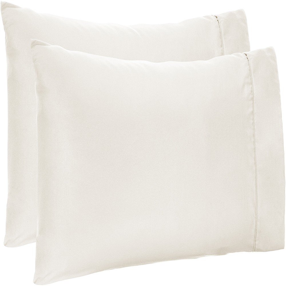 Noble Egyptian Cotton Deep Pocket Bedding Sheets Select Size Ivory Solid