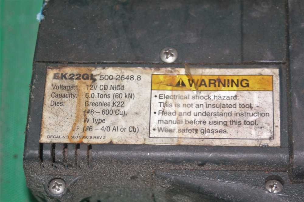Greenlee Gator Crimping Tool EK22GL