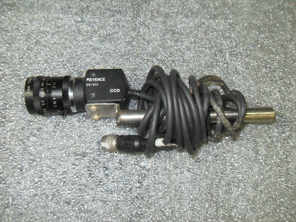 Keyence CV-C11 CCD Machine Vision Camera w/ 2M Cable