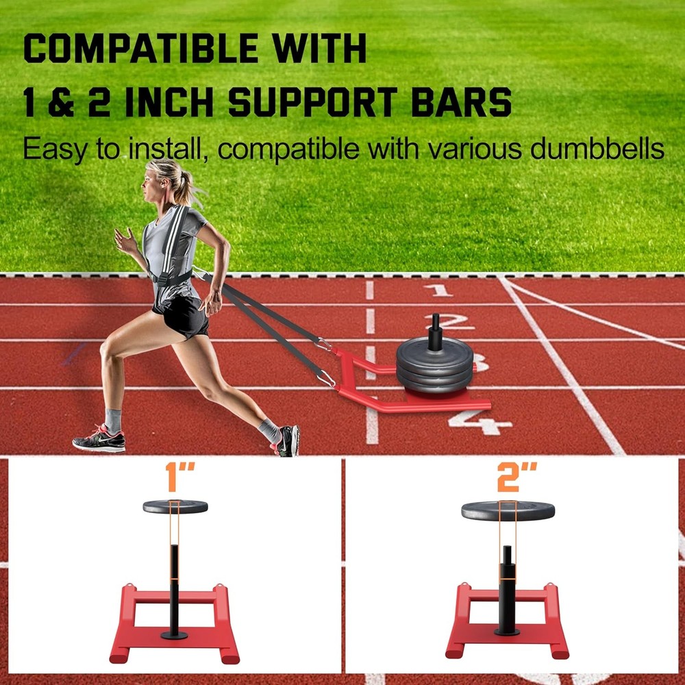 Weighted Speed Training Sled Heavy Duty 1 Pack