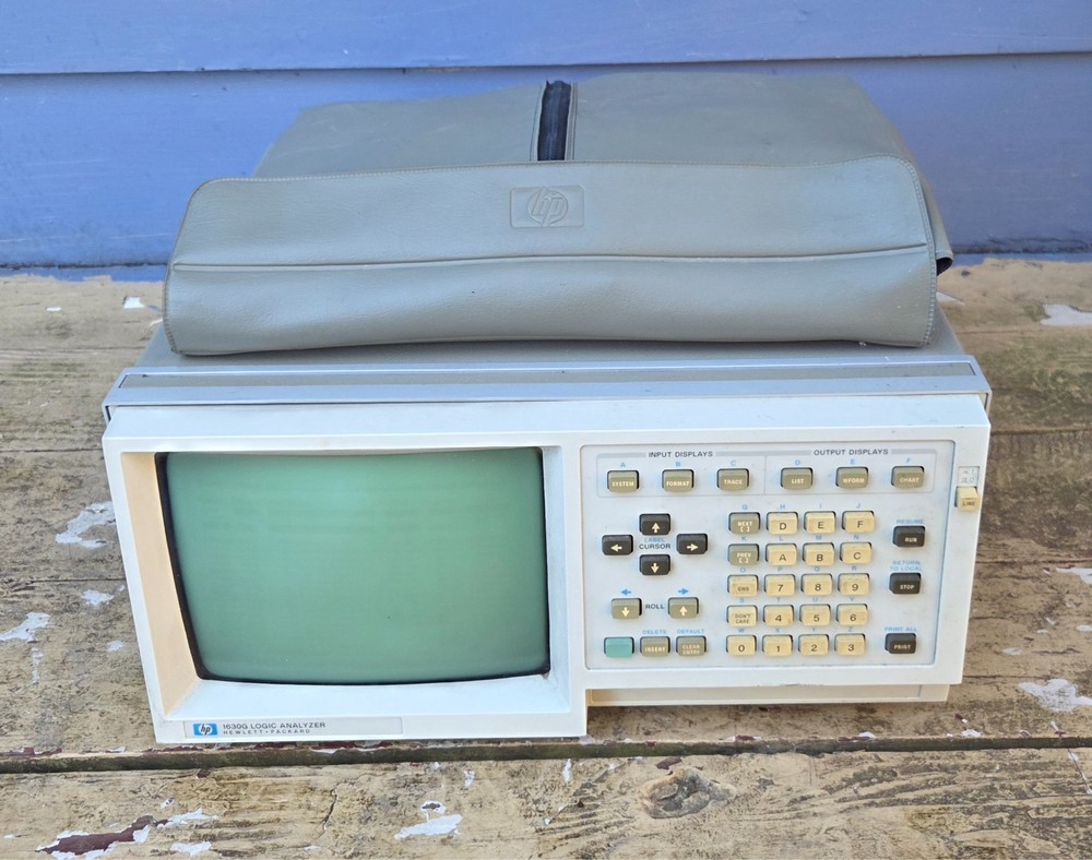 HP 1630G Logic Analyzer + (7) 10272A Probes & Case - Powers On / Project