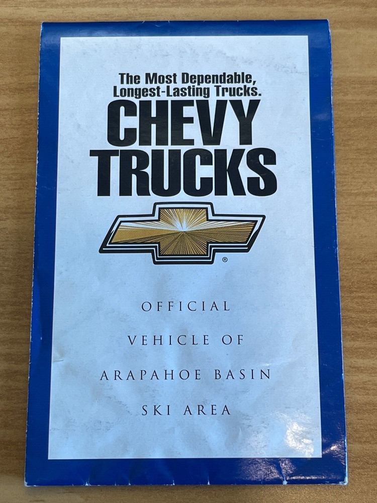 O - Arapahoe Basin - 1997/1998 Trail Map