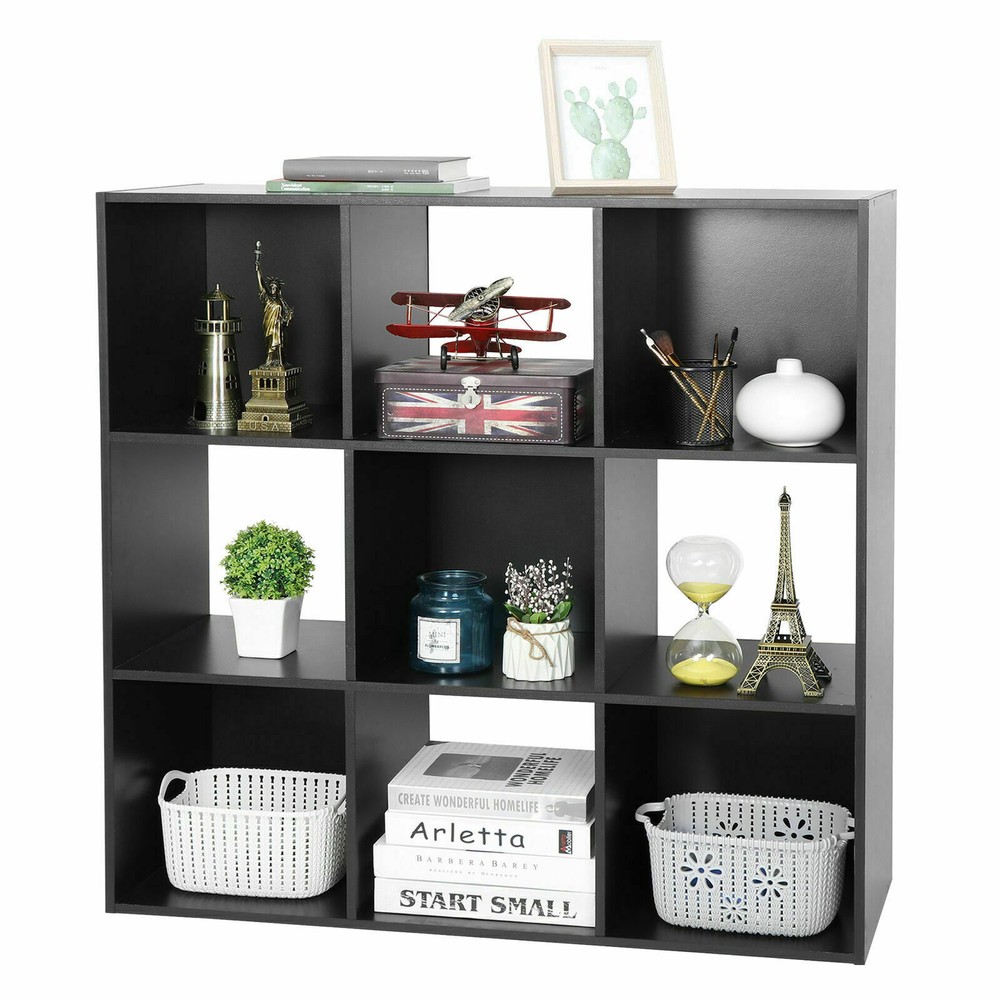 Storage Clothes Storage Bookshelf Toy Storage Cabinet Organizer 9 Cube