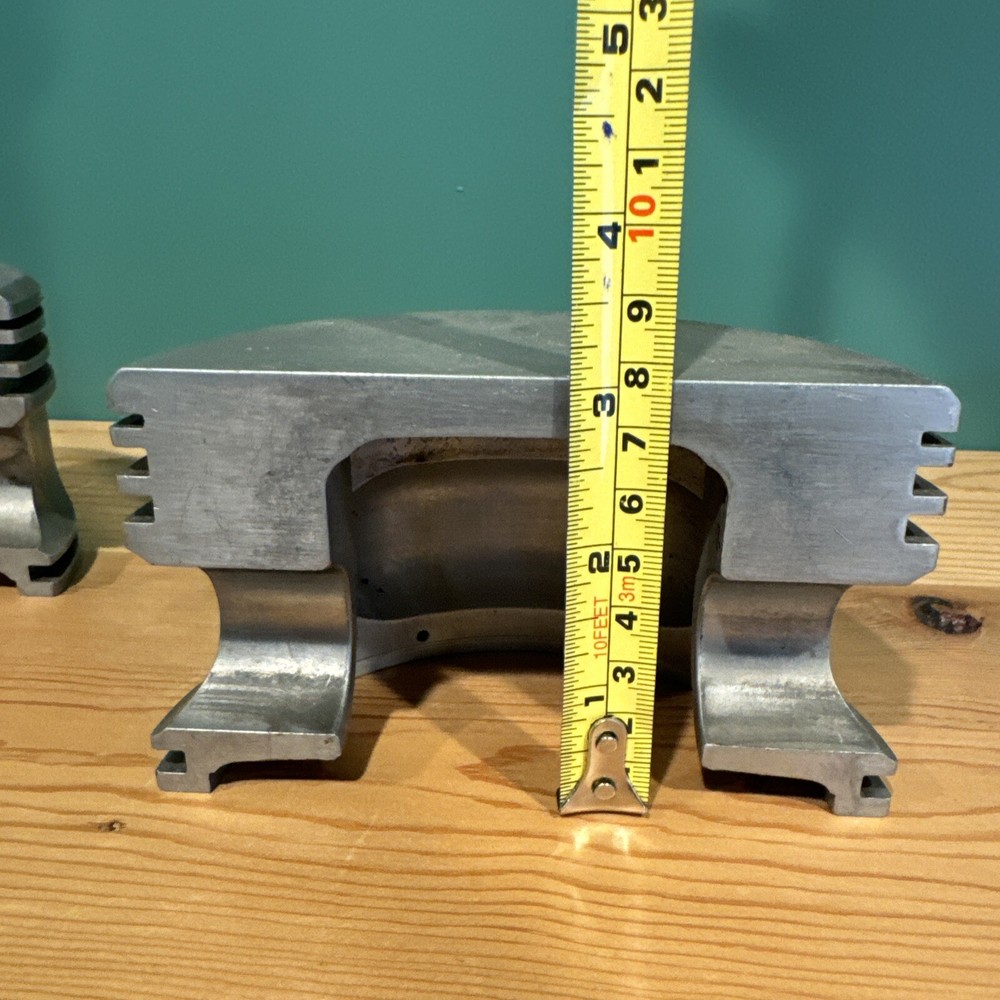 Vintage Piston Bookends - Plane, Train, Truck?
