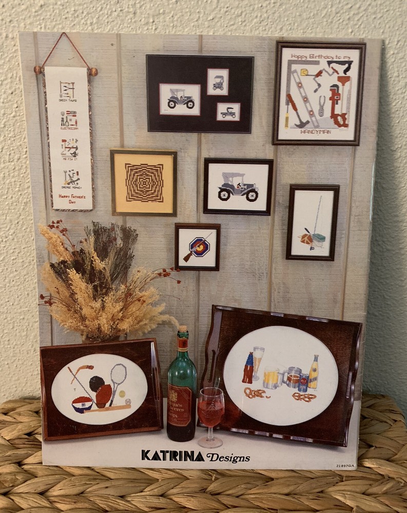 Cross Stitch Patterns For Men Only Katrina Designs 1979