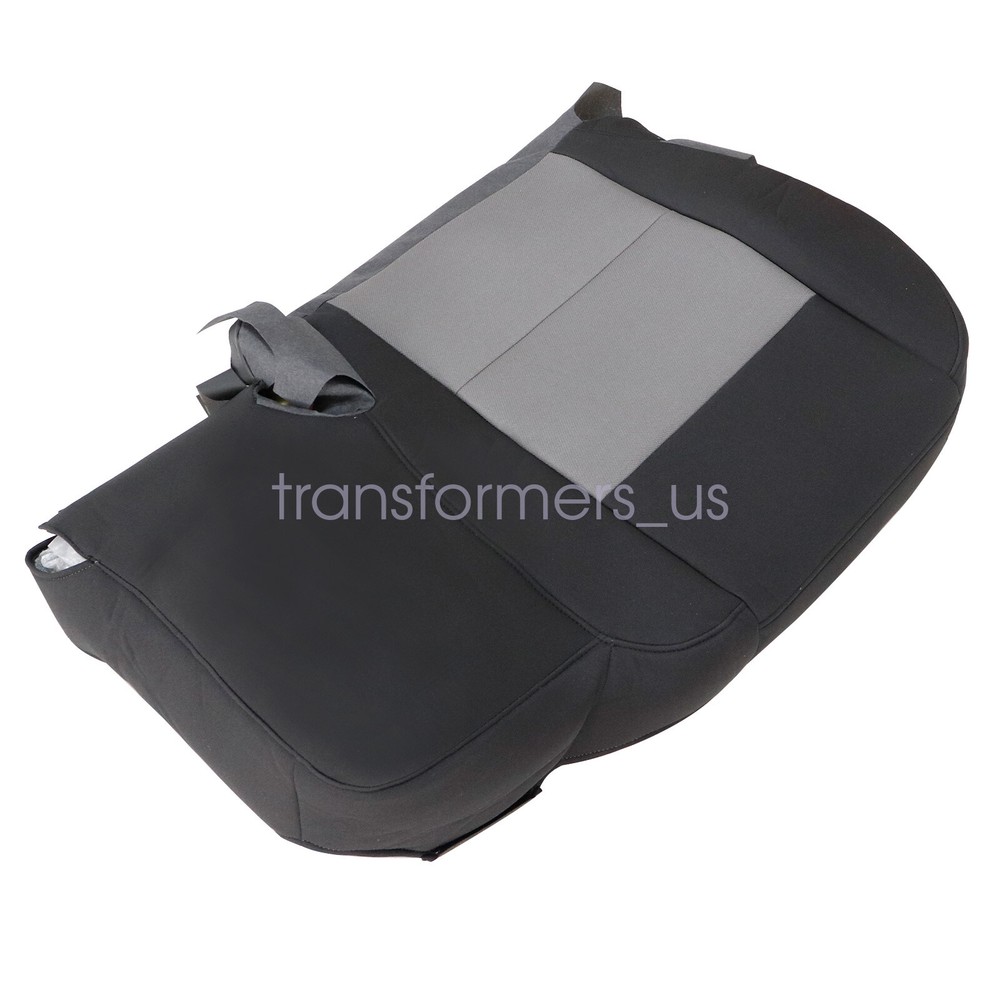 For 2003-2011 Ford Ranger Driver Bottom Cloth Replacement Seat Cover Black/Gray