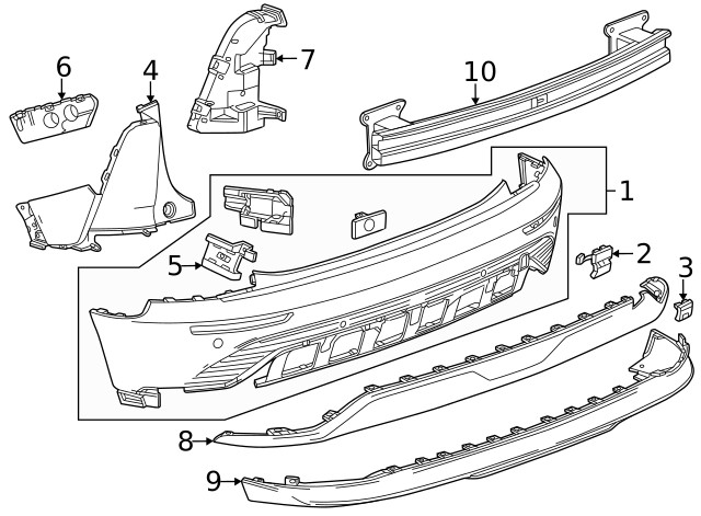 Genuine GM Valance Panel 26393067