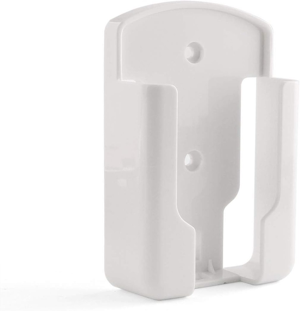 E-outstanding Remote Control Rack Holder White Wall-Mounted Organizer