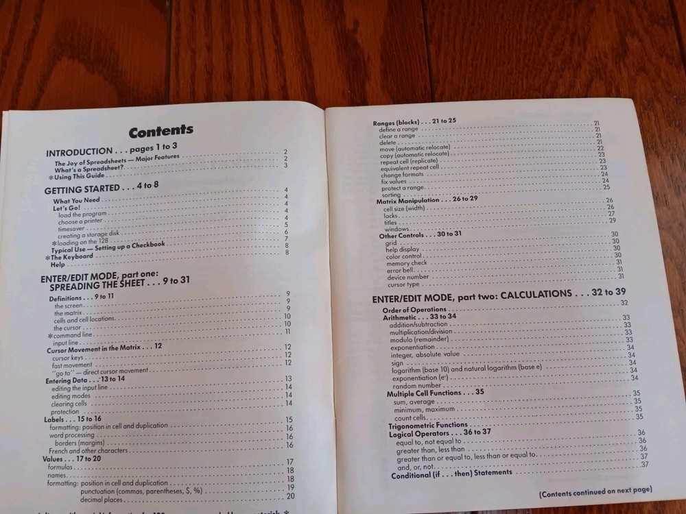 Commodore 128/64 Pocket Writer/Filer/Planner Three Reference Guides