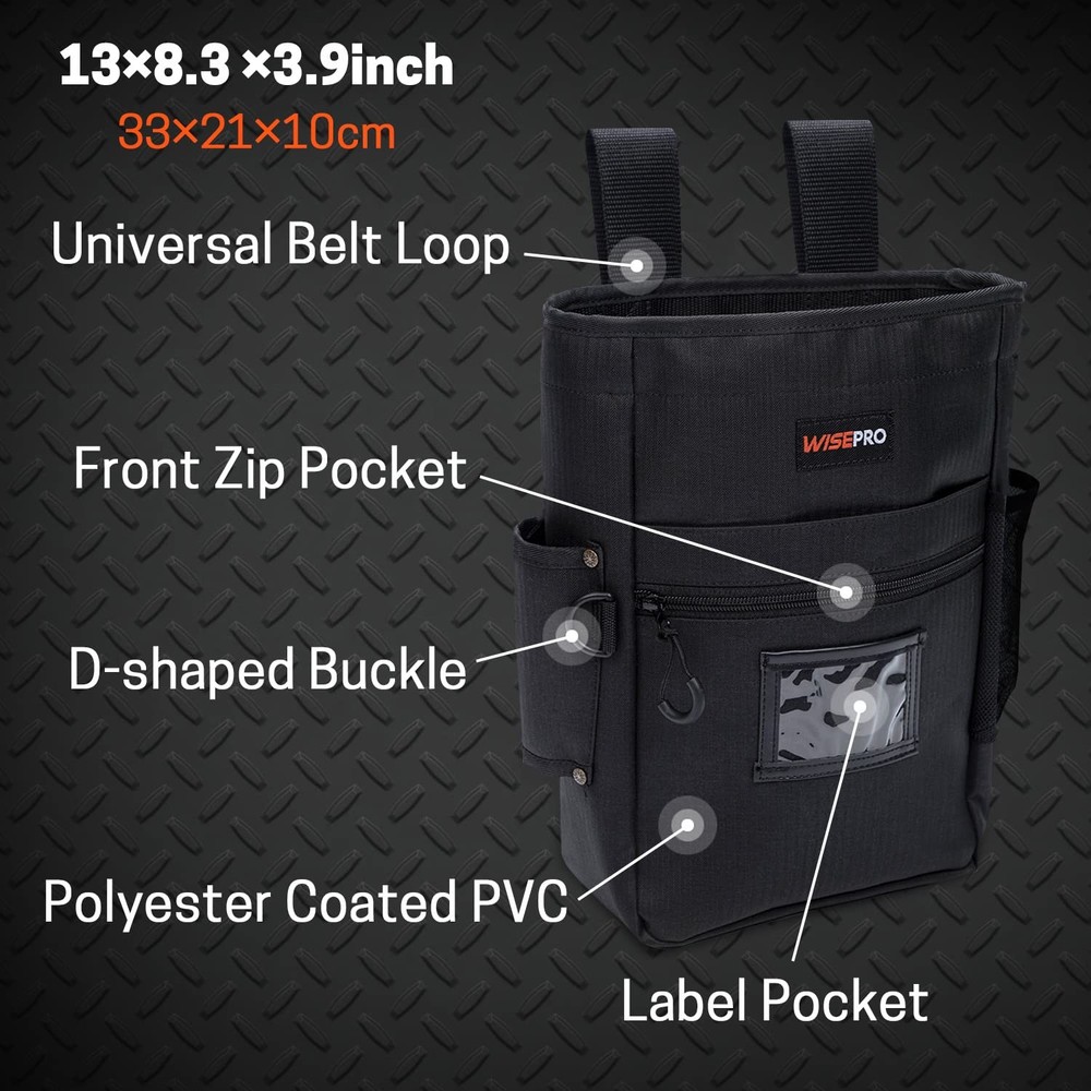 Metal Detecting Pouch Bag Portable Waist Digger Tools Pack PinPointer