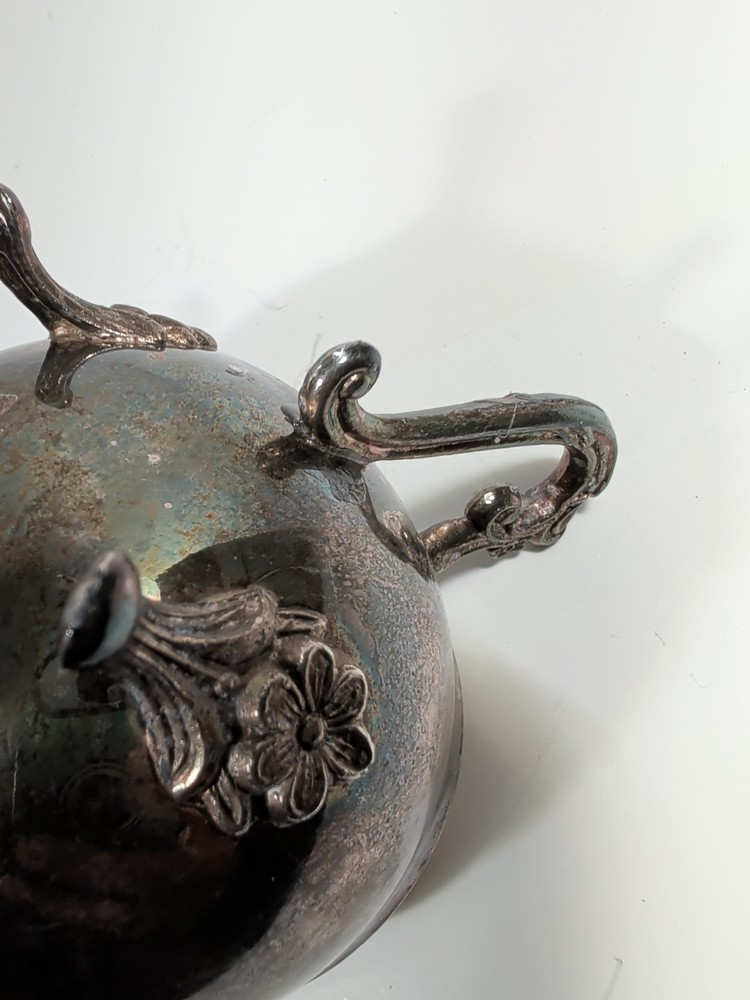 Leonard, Silver Plated,footed Sugar Bowl
