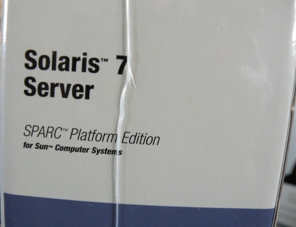 Sun Microsystems Solaris 7 Server Software SPARC Platform Edition, Sealed in Box