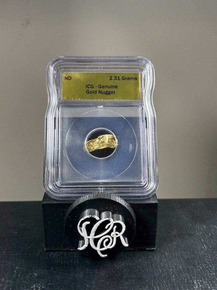2.31 Grams Solid Gold Nugget - ICG Certified