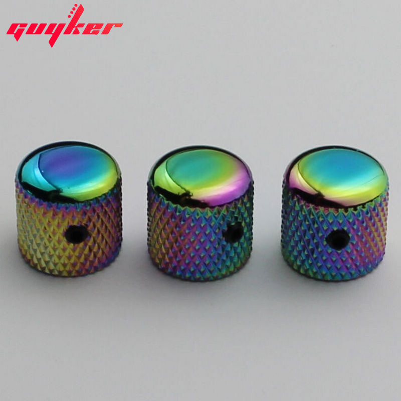 GUYKER Chameleon Rainbow Set Pickup + Lock String Tuners + Guitar Bridge for LP