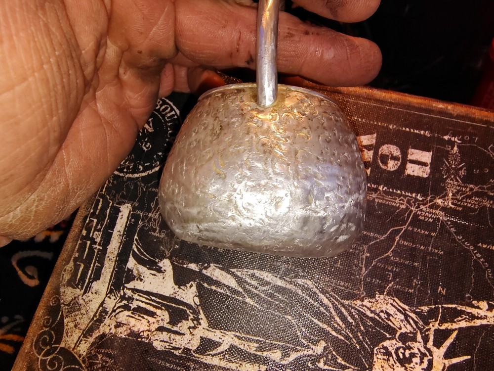 Antique Japanese Hand Hammered Silver Tea Pot