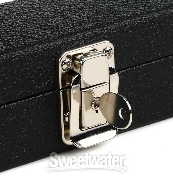 Bobelock B8-2BB Double Bow Case - Black with Blue Interior
