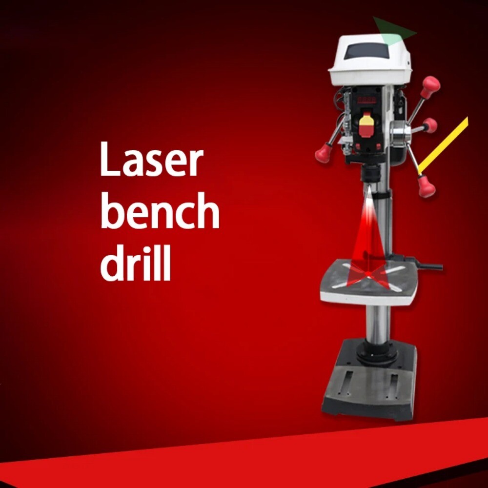 Laser Table Drill Multifunctional Home Use Stepless Speed Control Drill