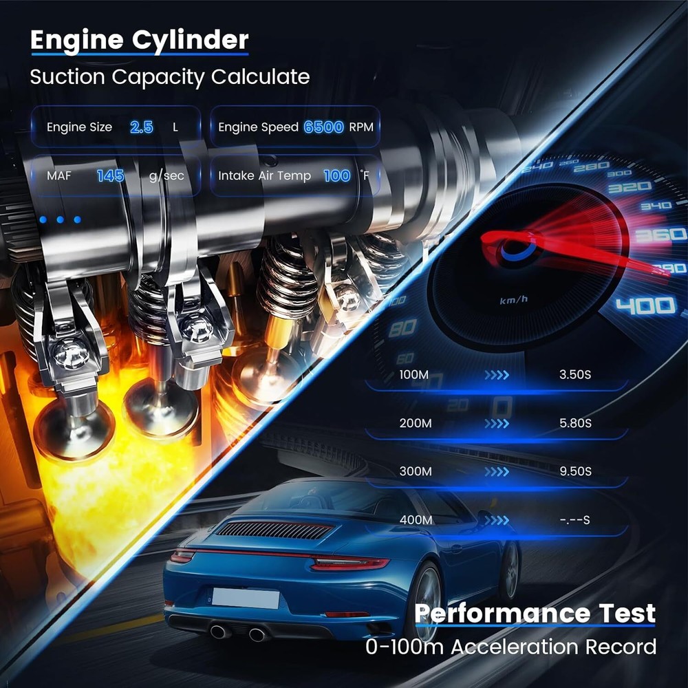 MUCAR DriverScan Bluetooth OBD2 Car Diagnostic Scanner Full System Active Test