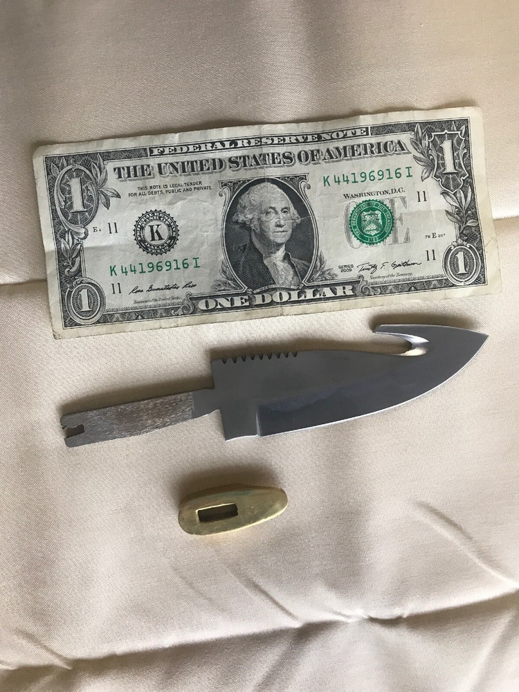 Knifemaking 4” Guthook Knif W/Fixed Blade Blsm02