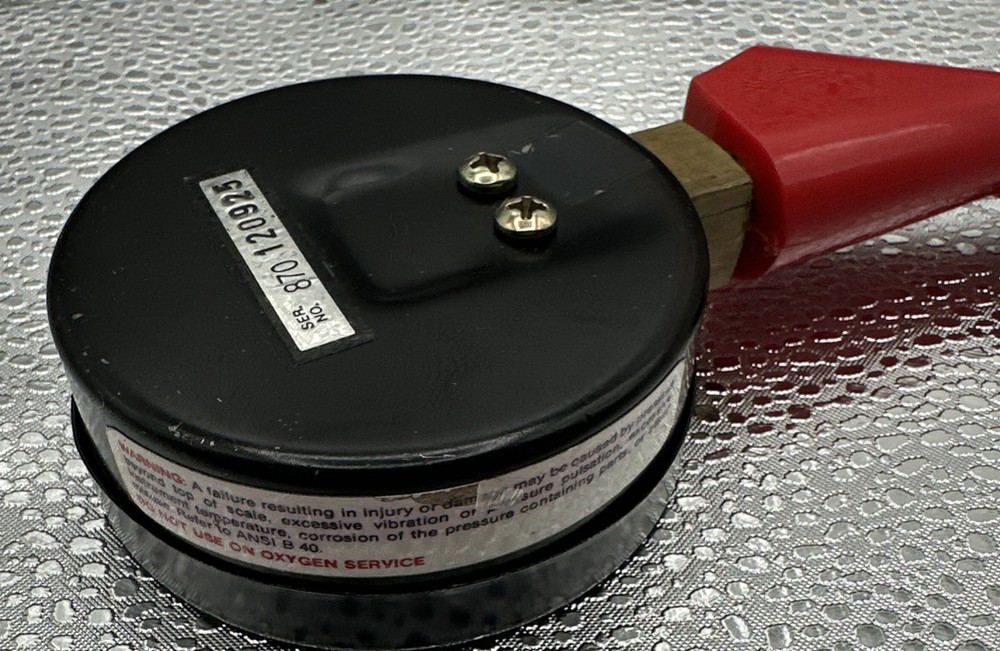 Vintage 300 PSI Compression Tester Dial Special Valve Core