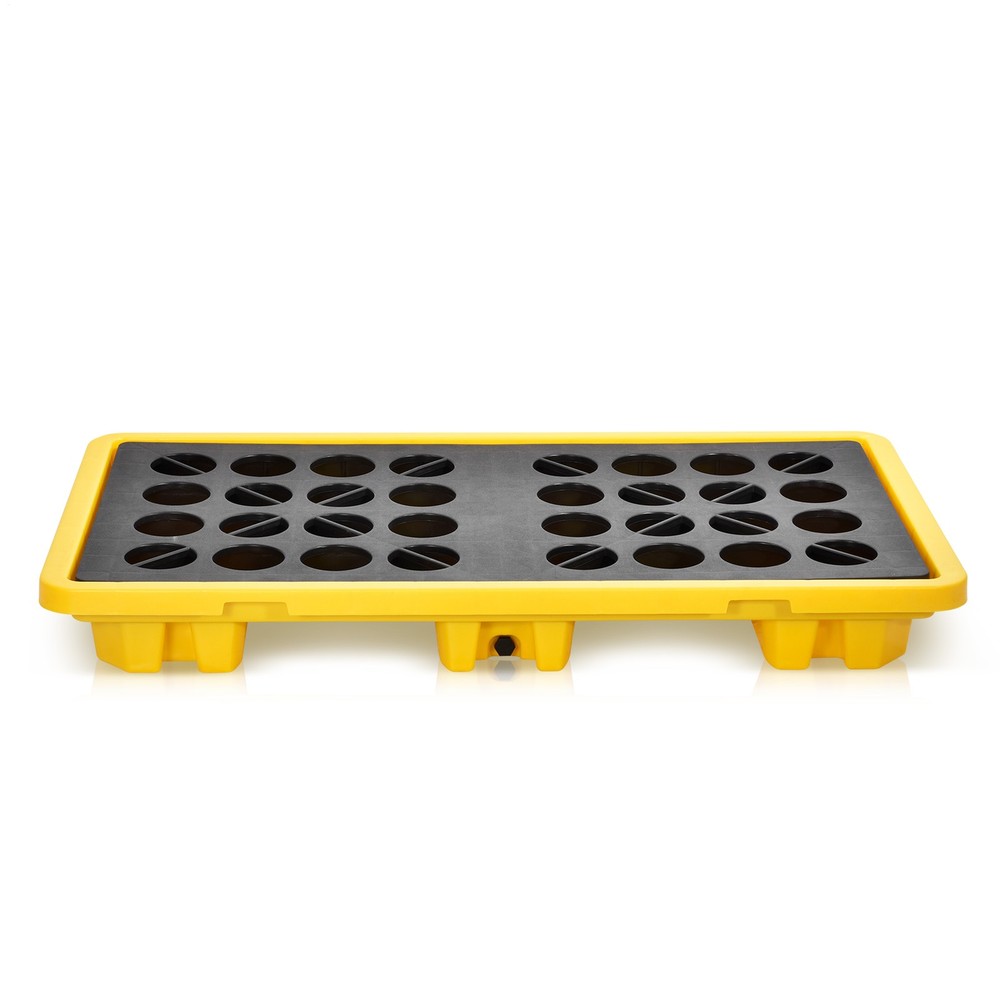 Outlet Modular Spill Platform, 2 Drum Spill Platform, Yellow and Black