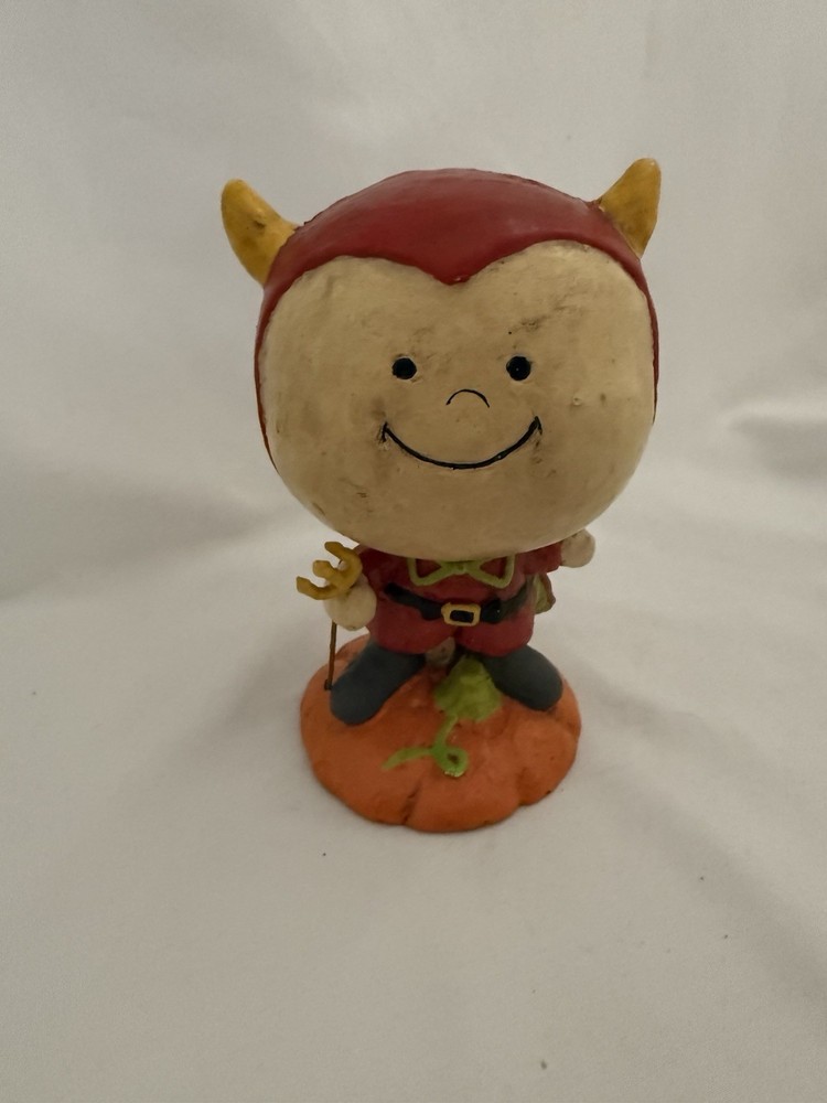 Bobblehead Cute Little Devil Halloween Used Condition