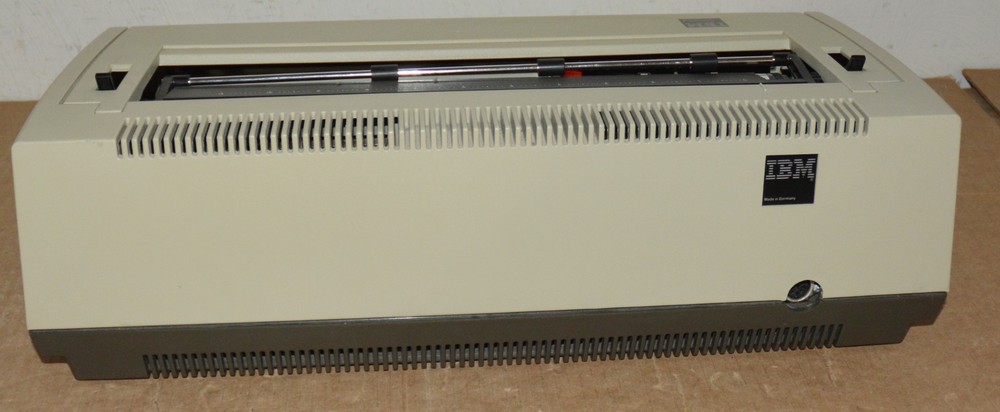 IBM Actionwriter 1 Typewriter Working Electronic Daisy Wheel