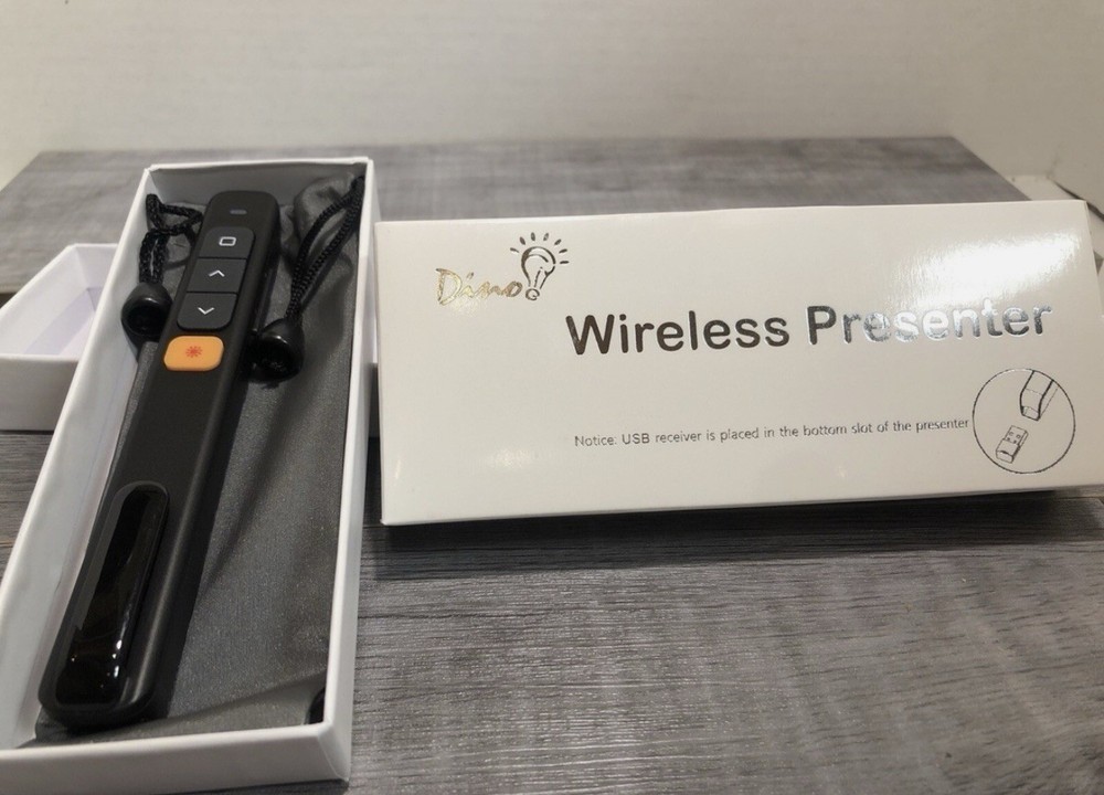 Dinofire Wireless Presenter Support Hyperlink Volume Control RF 2 4ghz