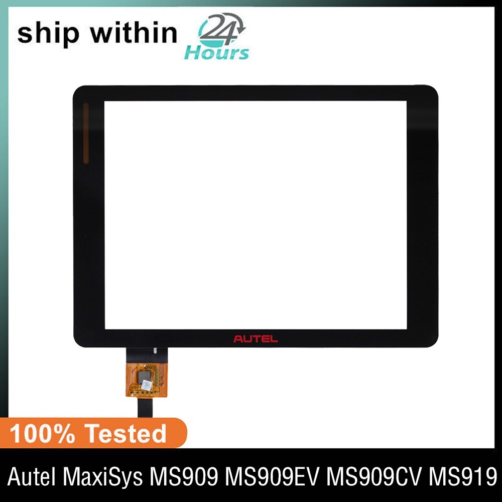 Touch Screen Panel Digitizer Replacement For Autel MaxiSys MS909 MS919 Series