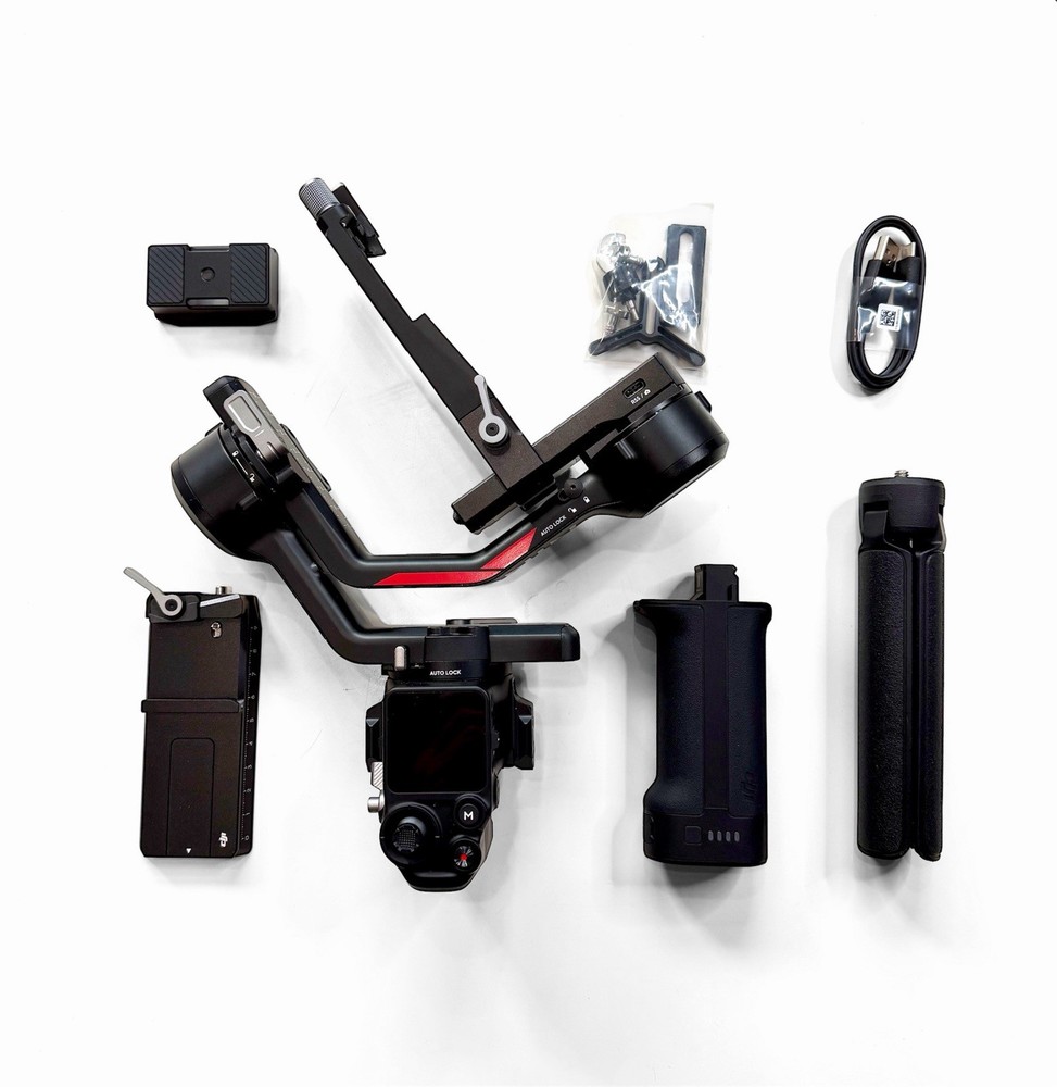 DJI RS 4 3-Axis Gimbal Stabilizer for Cameras W/Box Model RS4001 Open Box
