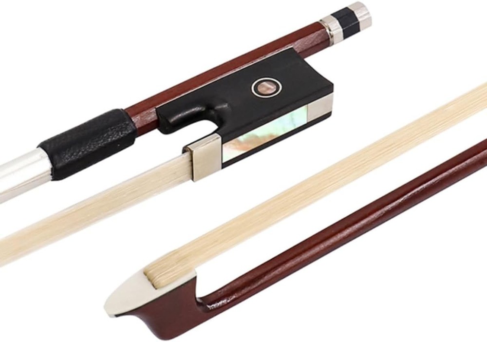 AAA+ Mongolia White Horsetail Violin Bow - Full Size